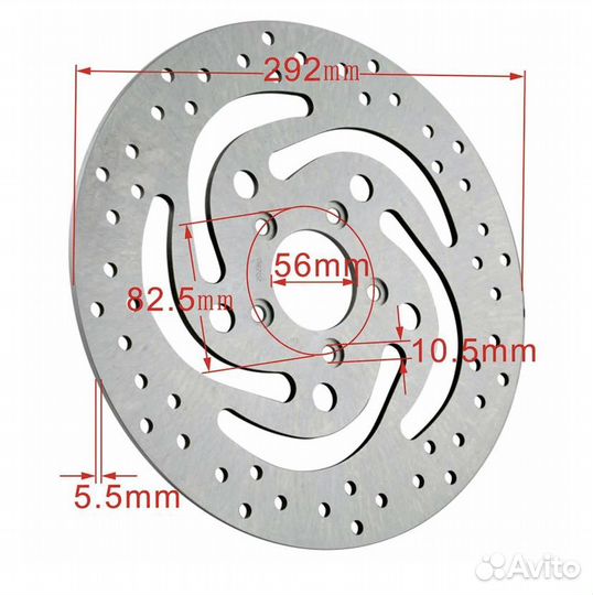 Задний тормозной диск Harley Davidson