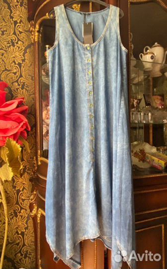 Сарафан джинсовый