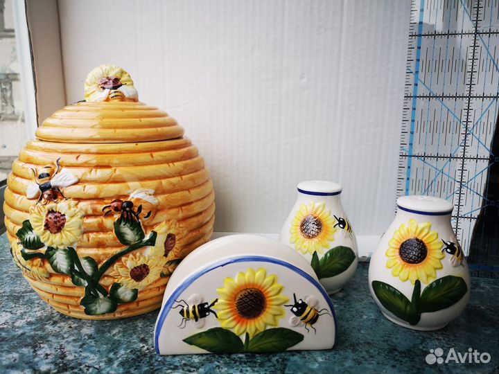 Банка для хранения, салфетница, солонка, перечница