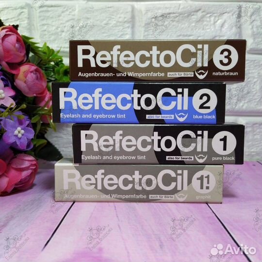 Краска refectocil для бровей и ресниц Barbara