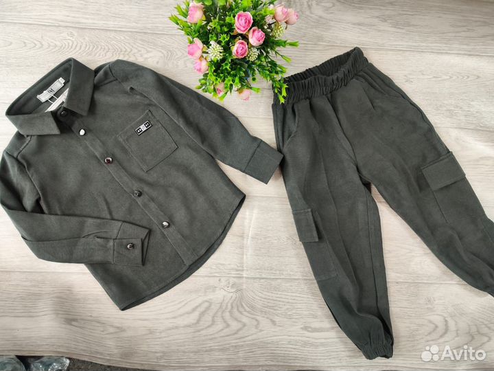 Детский вельветовый костюм