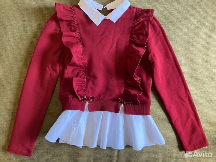 Джемпер рубашка для девочки