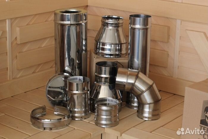 Дымоходы Сэндвич Нержавейка любой диаметр