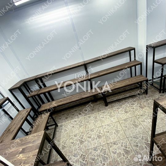 Горки (полки/стеллажи) для цветочного магазина