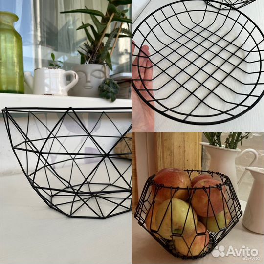Фруктовница, ваза трасформер, корзина для фруктов