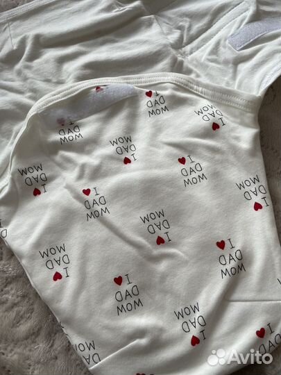 Пеленка кокон на липучках