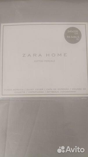 Zara home пододеяльник 240220