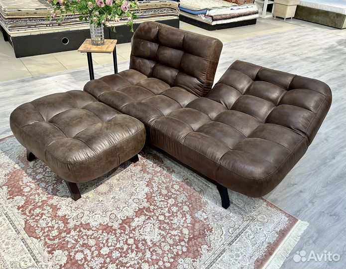 Диван в скандинавском стиле + Пуф 