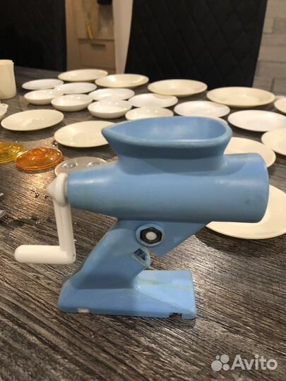 Детская посудка СССР + мясорубка