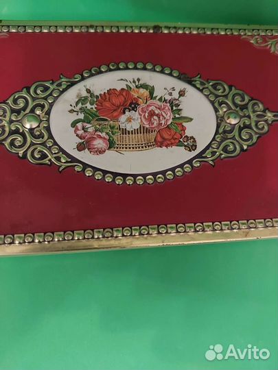 Шкатулка/коробка жестяная Германия