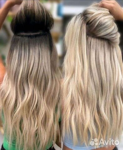 Волосы на трессах