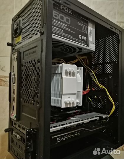 Игровой системный блок i3-10100/Rx570 8gb/16gb