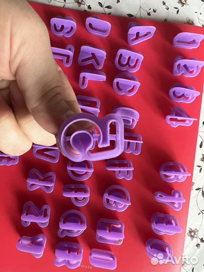 Набор вырубок для мастики 'Алфавит'