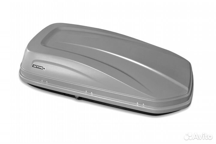 Автобокс на крышу Серый active S (320 л) Аэродин