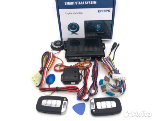 Кнопка старт-стоп + Автосигнализация + Автозапуск