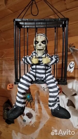 Скелет узник на хеллоуин говорящий
