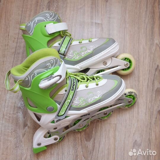 Детские раздвижные роликовые коньки TechTeam