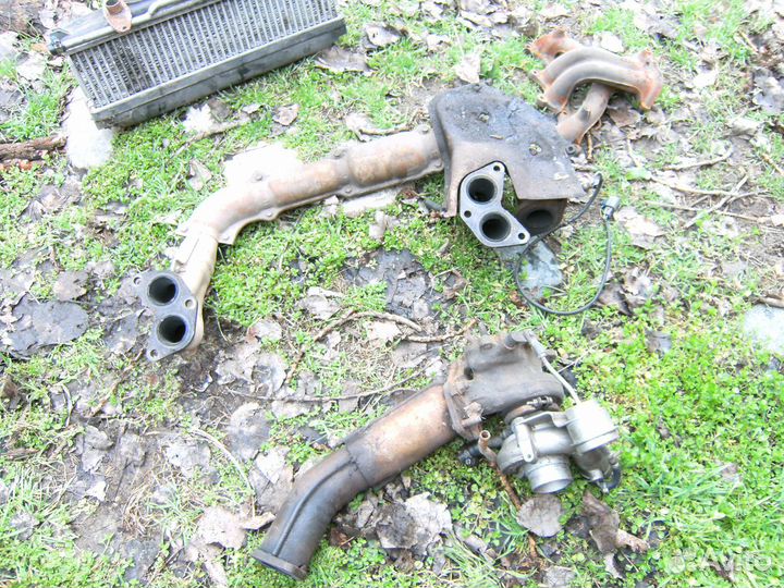 Выхлопная система на Forester мотор Ej 205