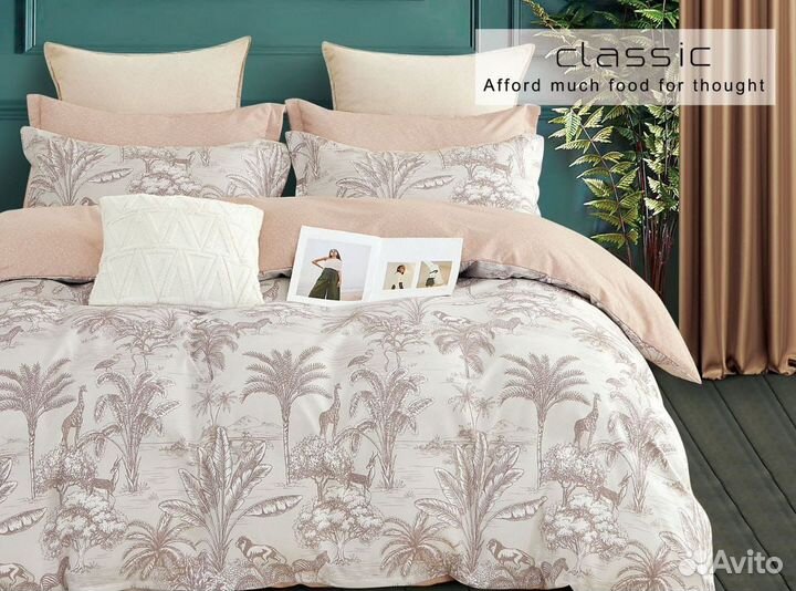 Комплект постельного на резинке, Хлопок