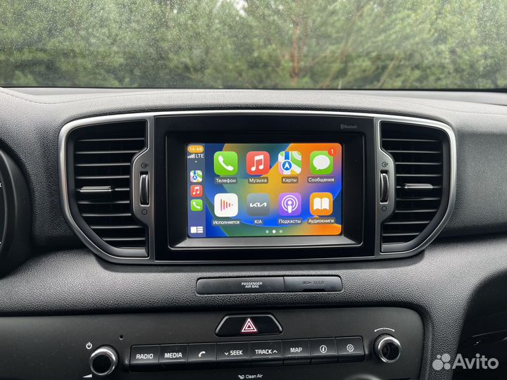 Магнитола шгу KIA sportage 4