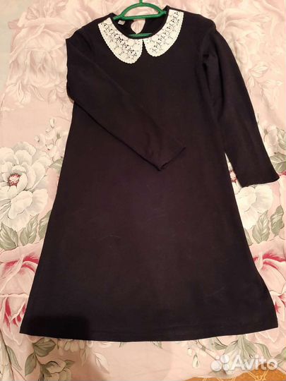 Синяя школьная форма для девочки пакетом, 152