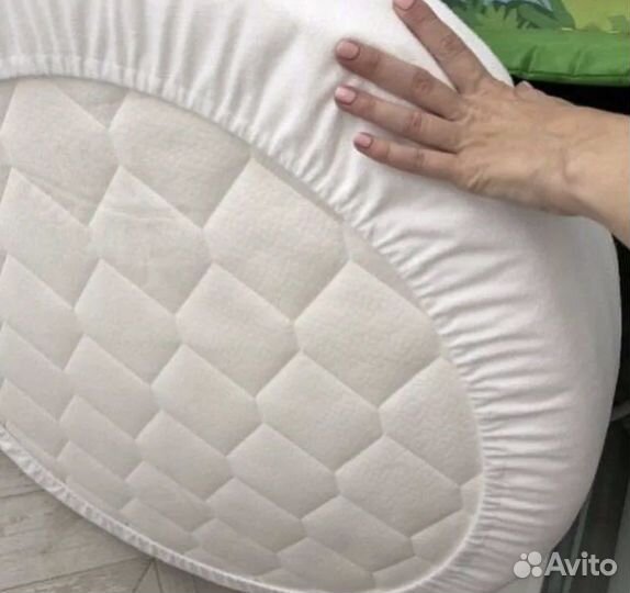 Матрас детский в круглую кроватку