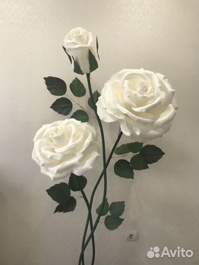 Букет роз - ростовые цветы светильники