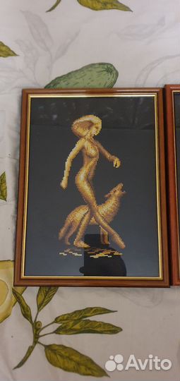 Вязаные картины