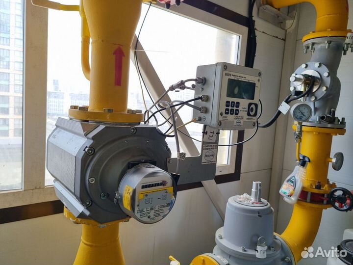 Снятие показаний с корректоров объёма газа