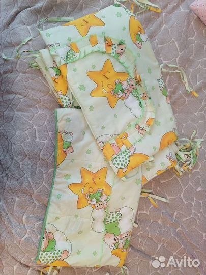 Бортики в детскую кроватку