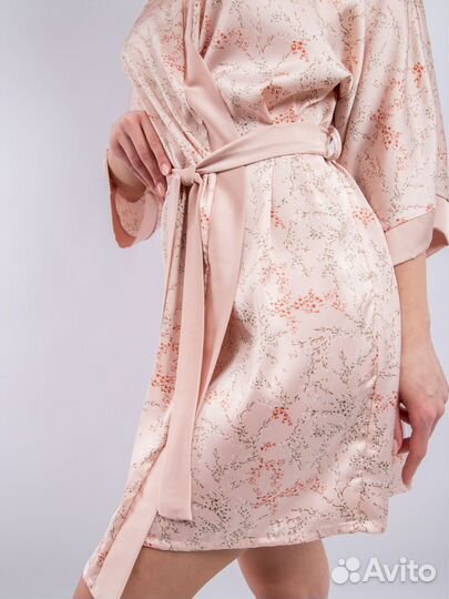 Халат женский бежевый