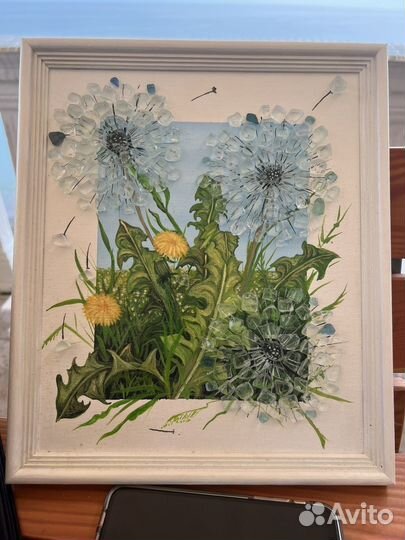 Картина акрилом на холсте