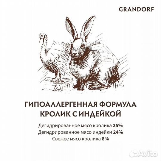 Корм для кошек grandorf