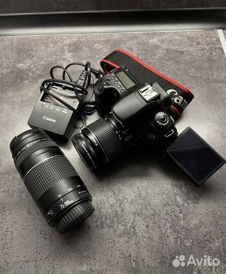 Фотоаппарат canon 60D KIT + canon 75-300 mm