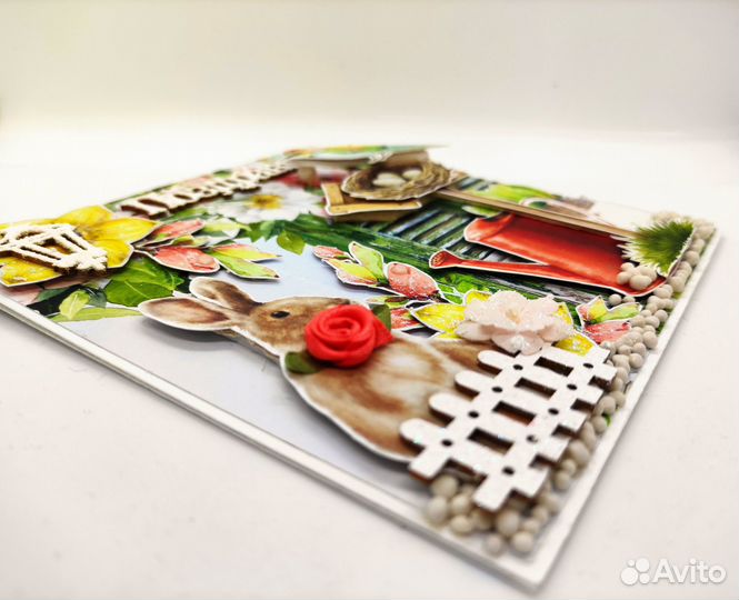 Открытка ручной работы 