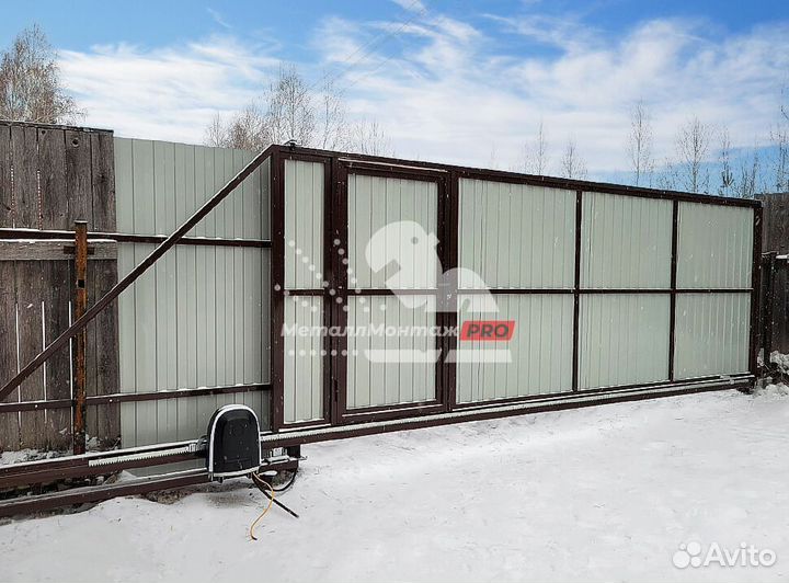 Откатные ворота с гарантией