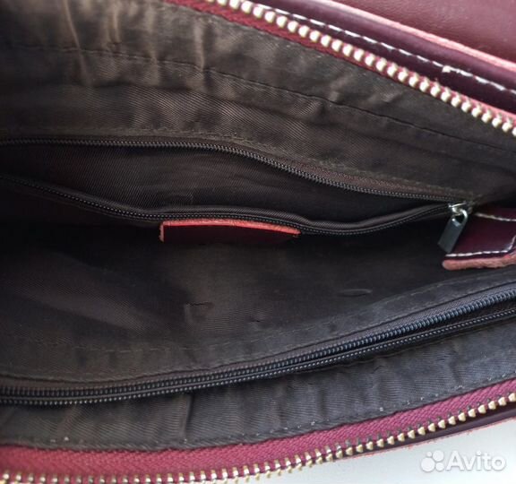 Сумка в стиле Valentino, натуральная кожа