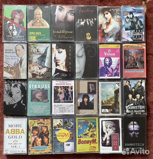 Зарубежная эстрада на аудио кассетах