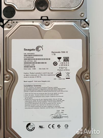 Жесткие диски hdd 1тб