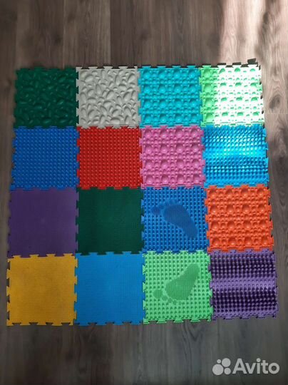 Детский ортопедический коврик (16 мини-ковриков)