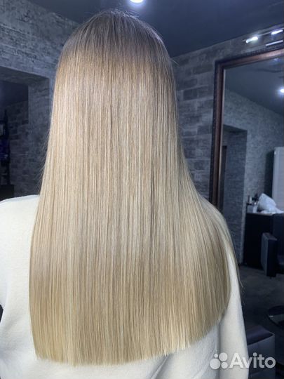Модель кератиновое выпрямление,ботокс волос
