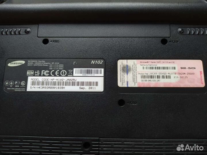 Нетбук Samsung NP-N102