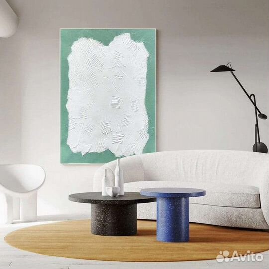 Картина маслом текстурная абстракция