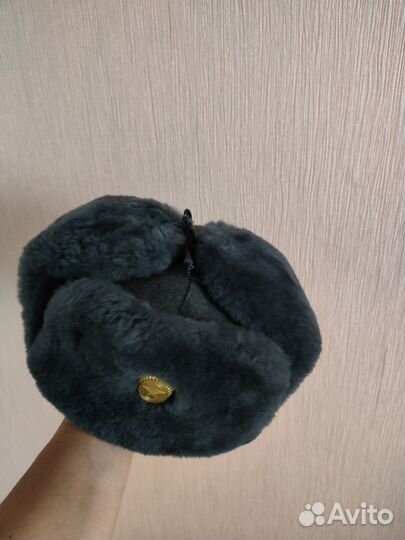 Шапка ушанка военная мужская