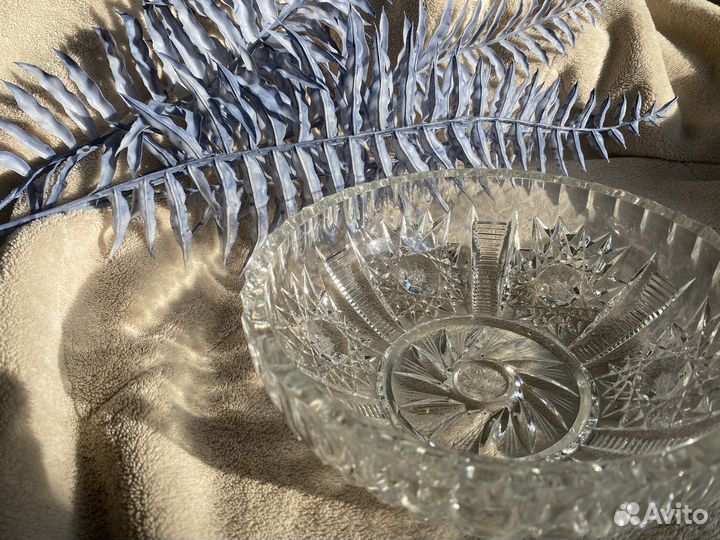 Салатник хрустальный СССР