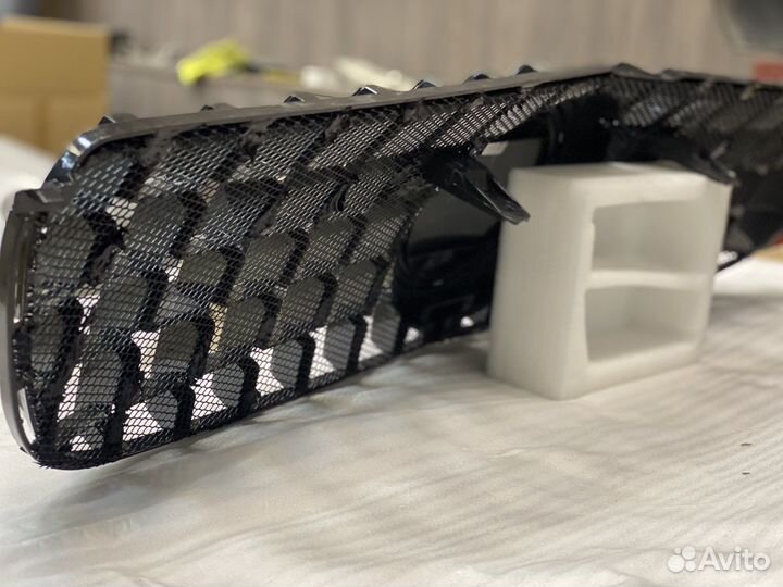 Решетка радиатора с сеткой GT gls 166 хром