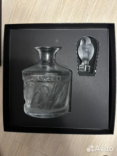 Lalique owl whisky tumbler