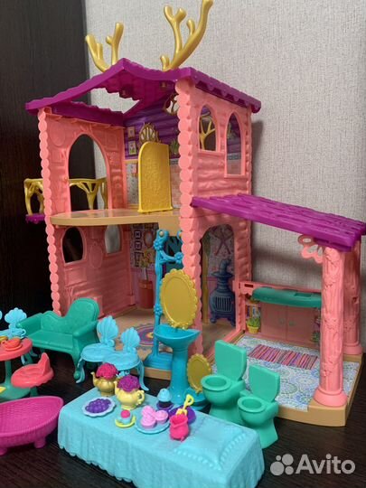 Домик enchantimals энчантималс кукла Данесса Олени
