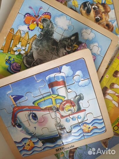 Паззлы деревянные