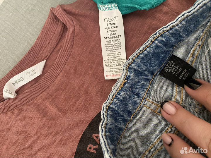 Пакет вещей hm, mango 116-122